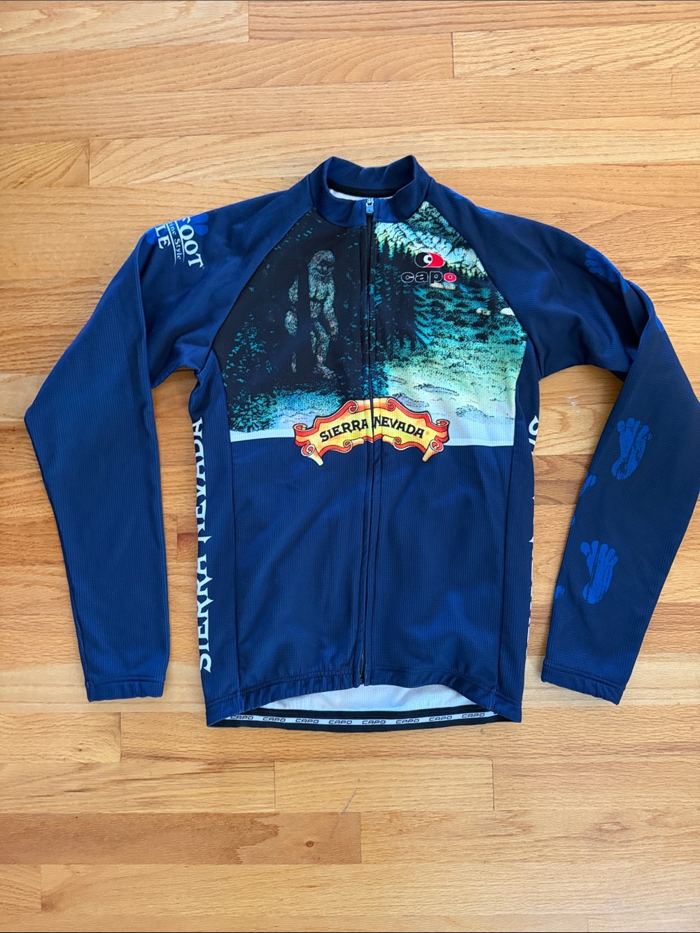 Sierra Nevada beer Long Sleeve Navy Cycling Jersey
